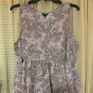Plum/ Purple peplum top. Torrid Size 2
